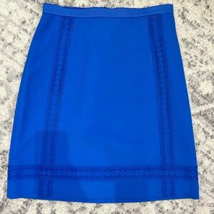 Ann Taylor Vibrant Blue Pencil Skirt